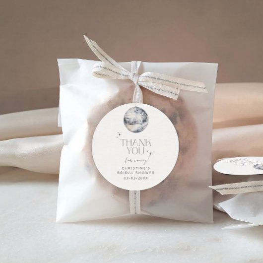 Disco Party Dank je Ronde Sticker