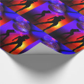 Disco Party dansers Cadeaupapier (Hoek)