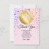 disco party dansfeest 70s gouden disco bal kaart (Voorkant)