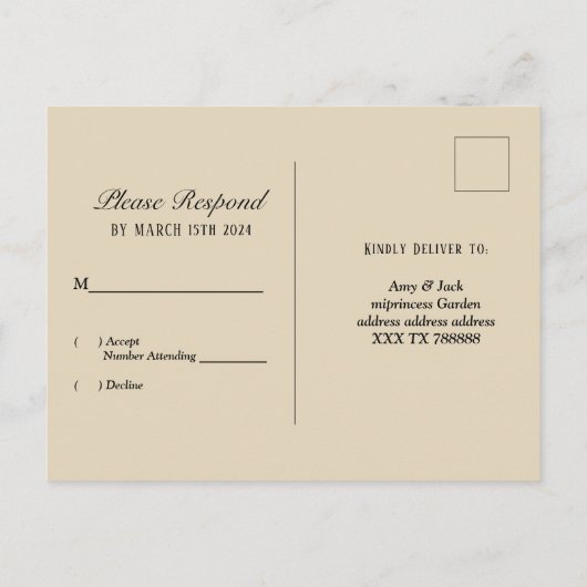 disco party dansfeest 70s gouden disco ball rsvp uitnodiging briefkaart (Achterkant)