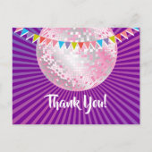 disco party , glitter , dans , party dank je kaart (Voorkant)