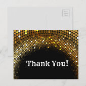 disco party , glitter , dans , party dank je kaart (Voorkant / Achterkant)