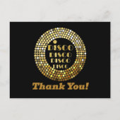 disco party , glitter , dans , party dank je kaart (Voorkant)