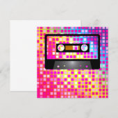 Disco Party Kaart (Voorkant / Achterkant)