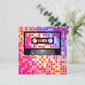 Disco Party Kaart (Staand voorkant)