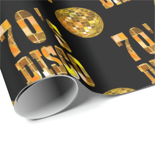 Disco Party-opvulpapier van 70 jaar Cadeaupapier (Rol Hoek)