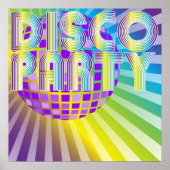 Disco Party Poster (Voorkant)