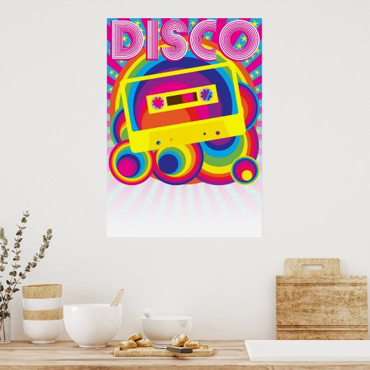 Disco Party Poster (Keuken)