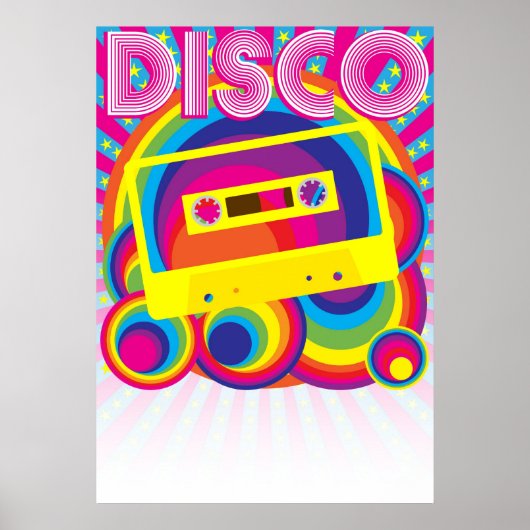 Disco Party Poster (Voorkant)