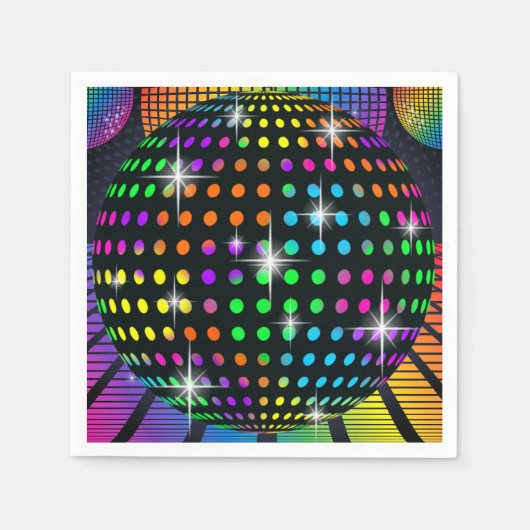 Disco Party servet (Voorkant)