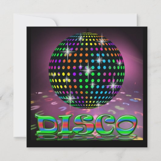 DISCO Party - SRF Kaart (Voorkant)