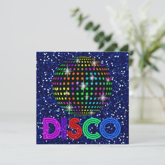 DISCO Party - SRF Kaart (Staand voorkant)