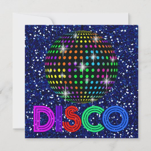 DISCO Party - SRF Kaart (Voorkant)