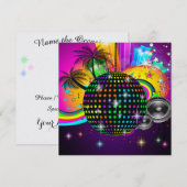 DISCO Party - SRF Kaart (Voorkant / Achterkant)