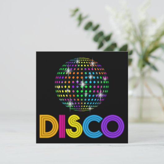 DISCO Party - SRF Kaart (Staand voorkant)