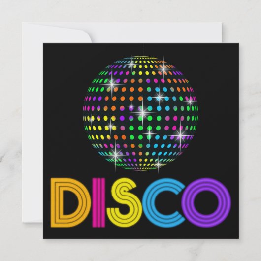 DISCO Party - SRF Kaart (Voorkant)
