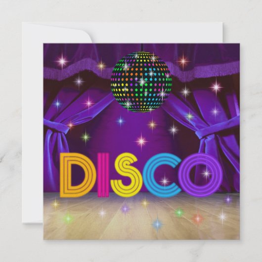 DISCO Party - SRF Kaart (Voorkant)