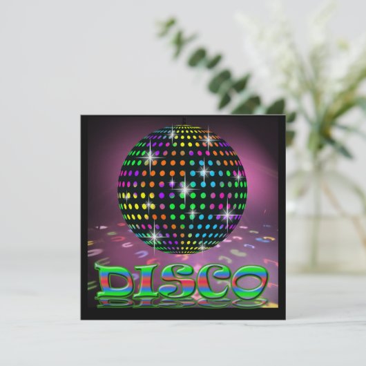 DISCO Party - SRF Kaart (Staand voorkant)