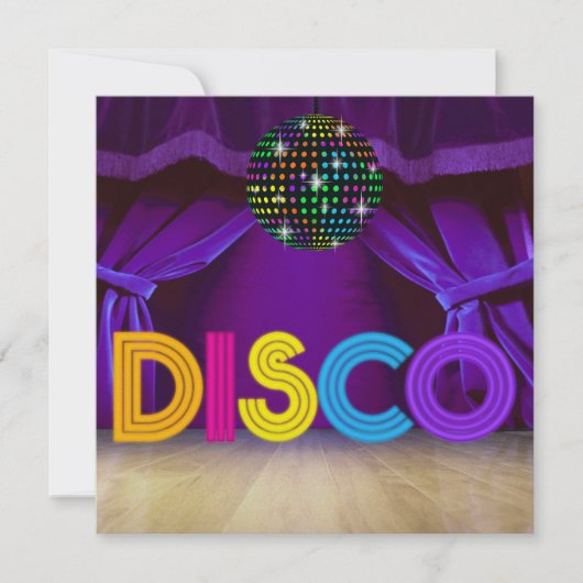 DISCO Party - SRF Kaart (Voorkant)