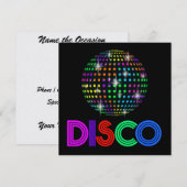 DISCO Party - SRF Kaart (Voorkant / Achterkant)
