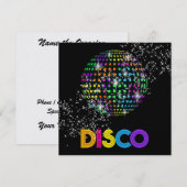 DISCO Party - SRF Kaart (Voorkant / Achterkant)