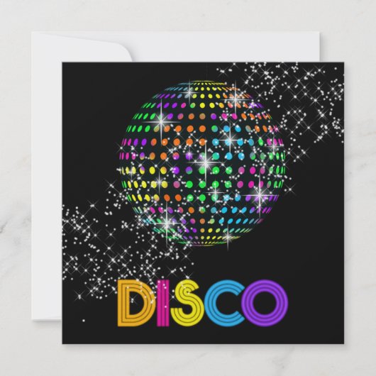 DISCO Party - SRF Kaart (Voorkant)