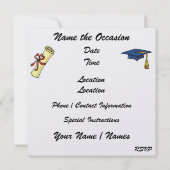 DISCO Party - SRF Kaart (Achterkant)