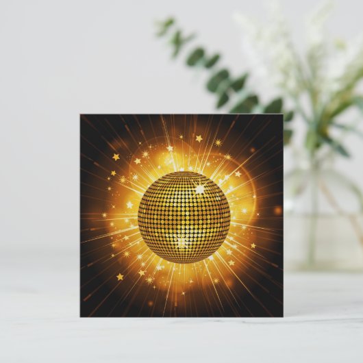 Disco Party - SRF Kaart (Staand voorkant)