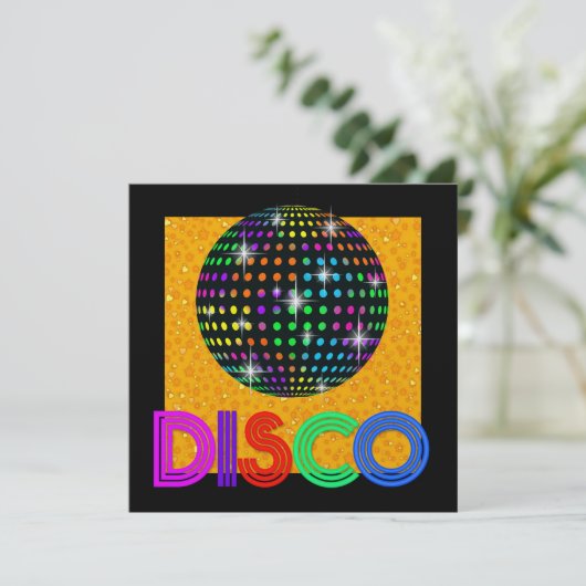 DISCO Party - SRF Kaart (Staand voorkant)