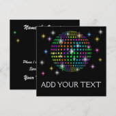 Disco Party - SRF Kaart (Voorkant / Achterkant)