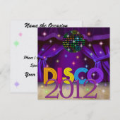 DISCO Party - SRF Kaart (Voorkant / Achterkant)
