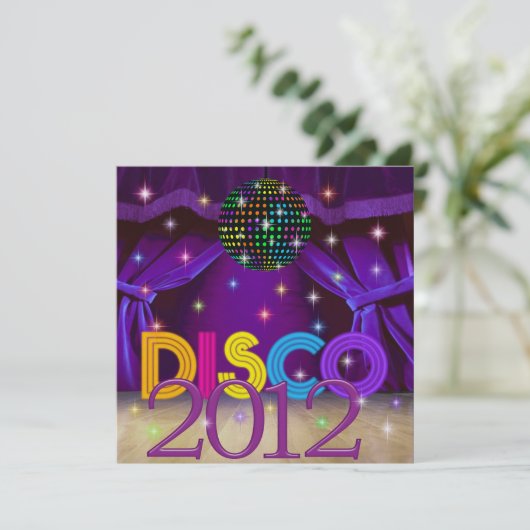 DISCO Party - SRF Kaart (Staand voorkant)