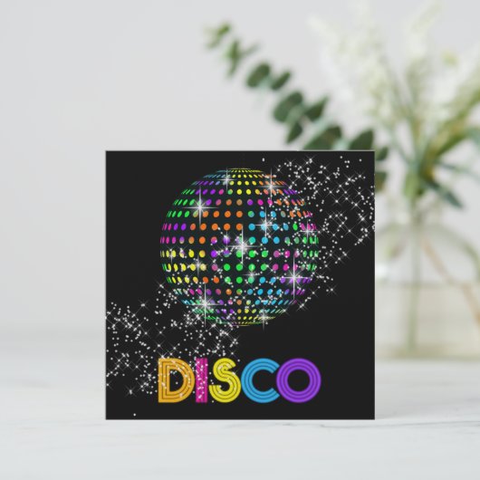 DISCO Party - SRF Kaart (Staand voorkant)