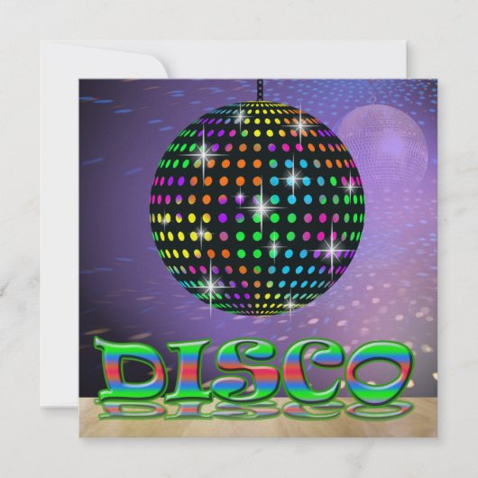 DISCO Party - SRF Kaart (Voorkant)