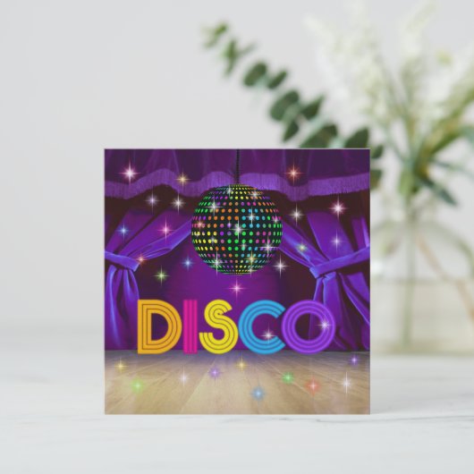 DISCO Party - SRF Kaart (Staand voorkant)