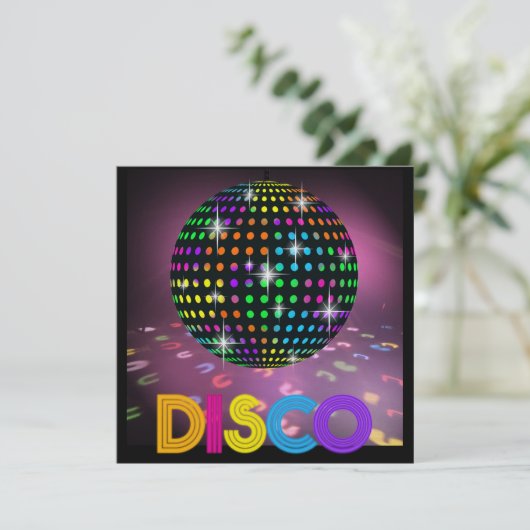 DISCO Party - SRF Kaart (Staand voorkant)