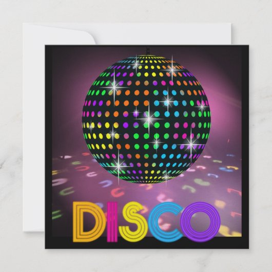 DISCO Party - SRF Kaart (Voorkant)