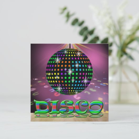 DISCO Party - SRF Kaart (Staand voorkant)