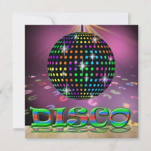 DISCO Party - SRF Kaart (Voorkant)