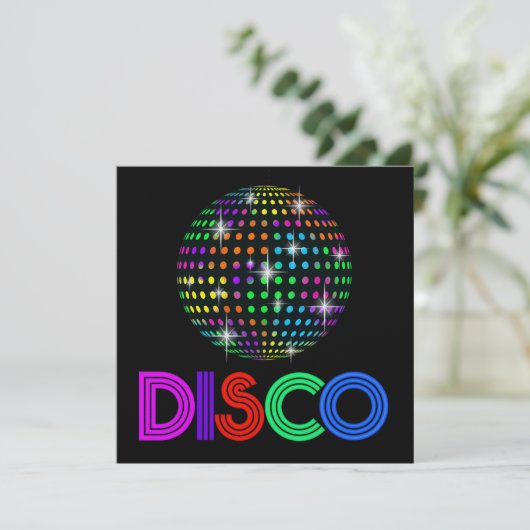 DISCO Party - SRF Kaart (Staand voorkant)