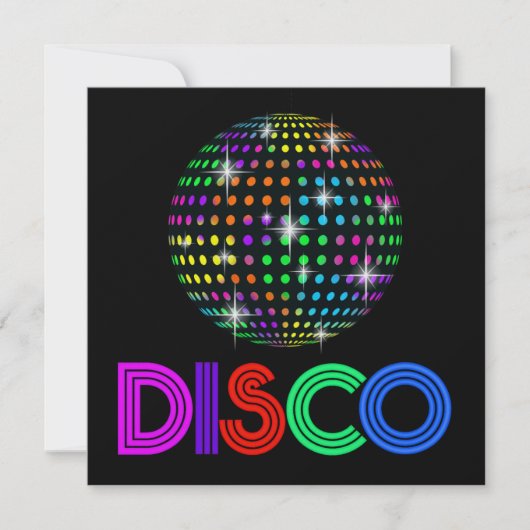 DISCO Party - SRF Kaart (Voorkant)