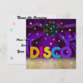 DISCO Party - SRF Kaart (Voorkant / Achterkant)