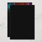 Disco Party Sweet 16 Ball Uitnodiging (Voorkant / Achterkant)