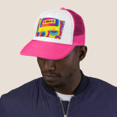 Disco Party Trucker Pet (In situ)