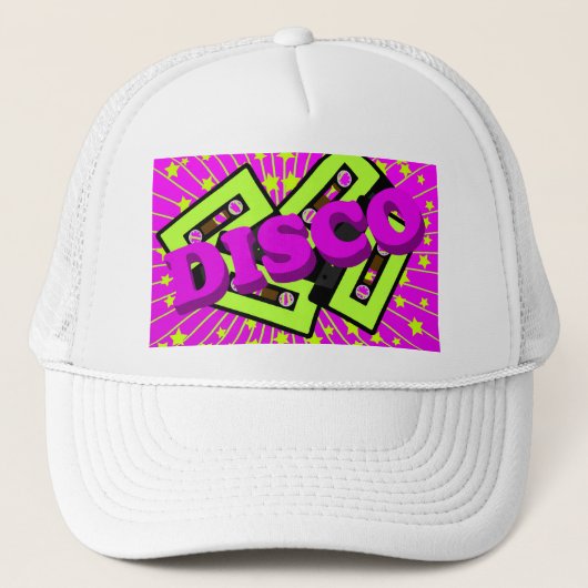 Disco Party Trucker Pet (Voorkant)