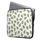 Disco Pear laptop hoesje Sleeve (Voorkant Links)