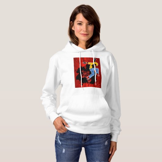 Disco Person Womens Hoodie (Voorkant volledig)