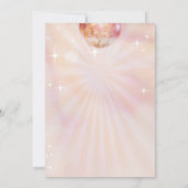 Disco Pink Retro Red Dance 30th Birthday Party Kaart (Achterkant)