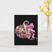 Disco Pompoen Coquette Strik Aesthetische Herfst D Kaart (Gele Bloem)