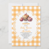 Disco Pompoen Patch Baby Shower Kaart (Voorkant)